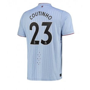 Aston Villa Philippe Coutinho #23 Bortatröja 2022-23 Korta ärmar